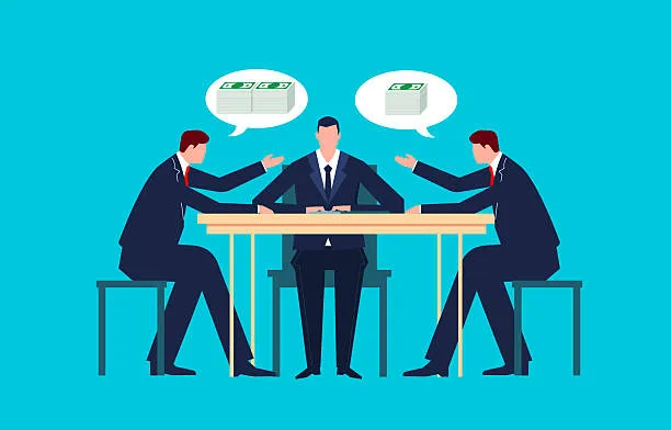 Abstract image for salary negotiation